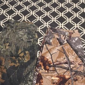 Wrangler camo denim pants